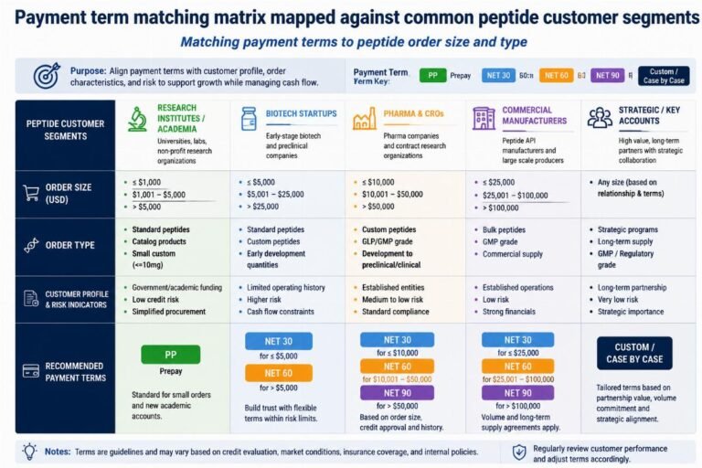 How to Pick the Right Payment Terms for Peptide Orders From Chinese Manufacturers