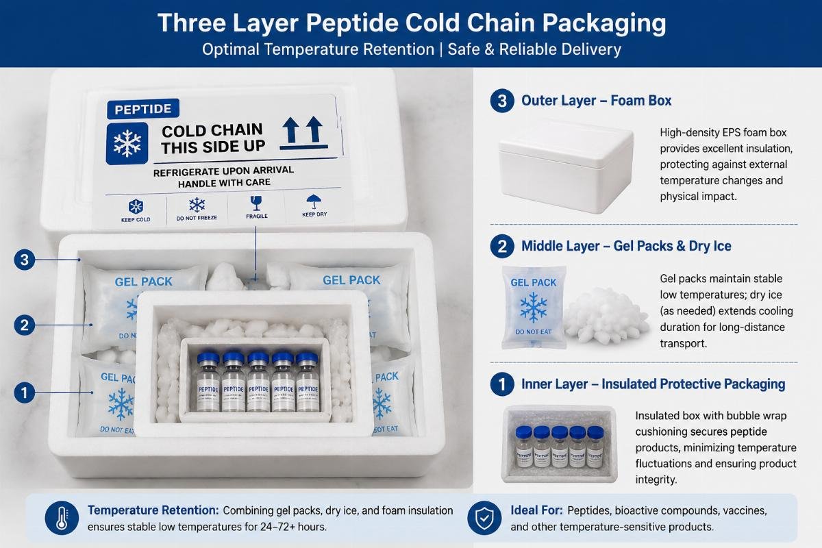 How to Avoid Peptide Cold Chain Failures From China Suppliers [6-Year Guide]