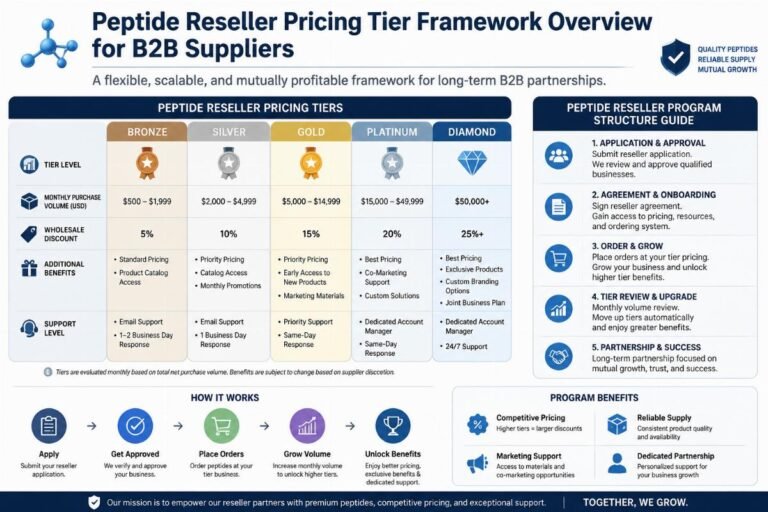 How to Build Profit-Saving Peptide Wholesale Tiers for China B2B Suppliers
