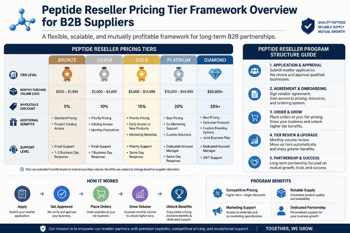 How to Build Profit-Saving Peptide Wholesale Tiers for China B2B Suppliers